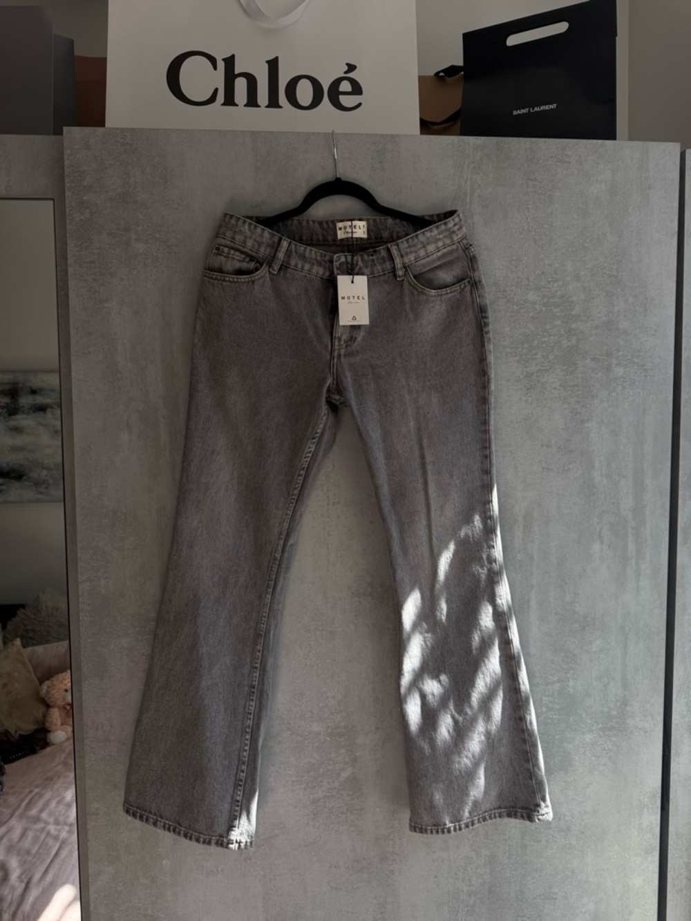 Motel Rocks Grey Boot-Cut Jeans - Picture 10 of 10